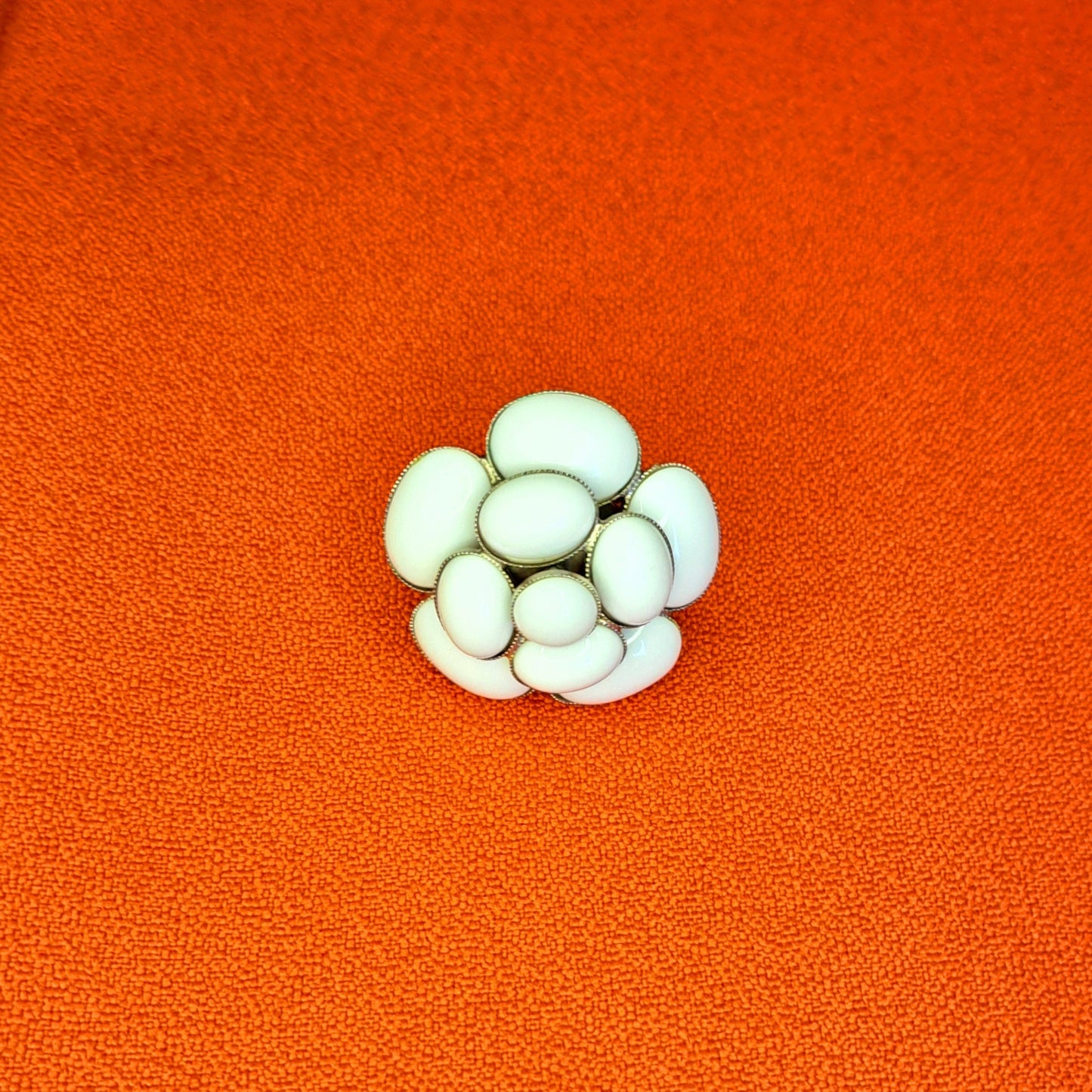 Vintage Bague fleur Camélia Capri de Philippe Ferrandis