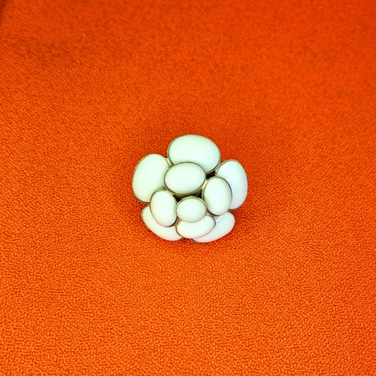 Vintage Bague fleur Camélia Capri de Philippe Ferrandis